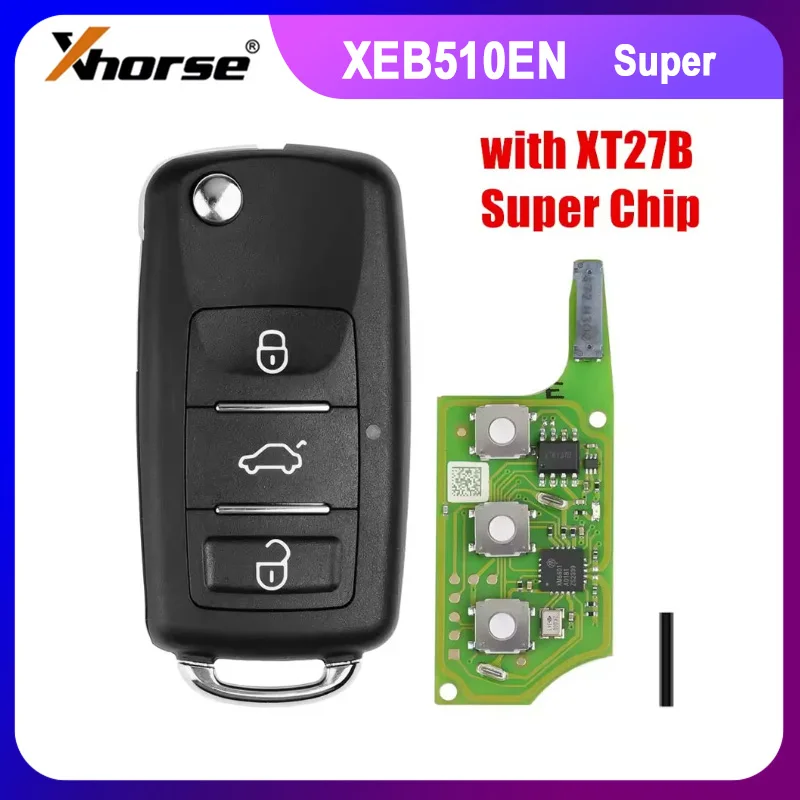 

Xhorse XEB510EN For Volkswagen B5 Type Super Remote with XT27B Super Chip 1pcs