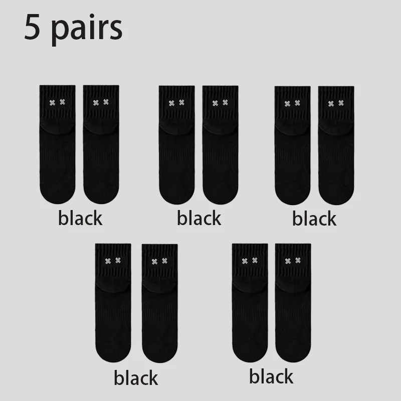 Lässige Socken, Söckchen, Herren-Baumwollsocken, modische, atmungsaktive, bequeme Socken – Detail 14