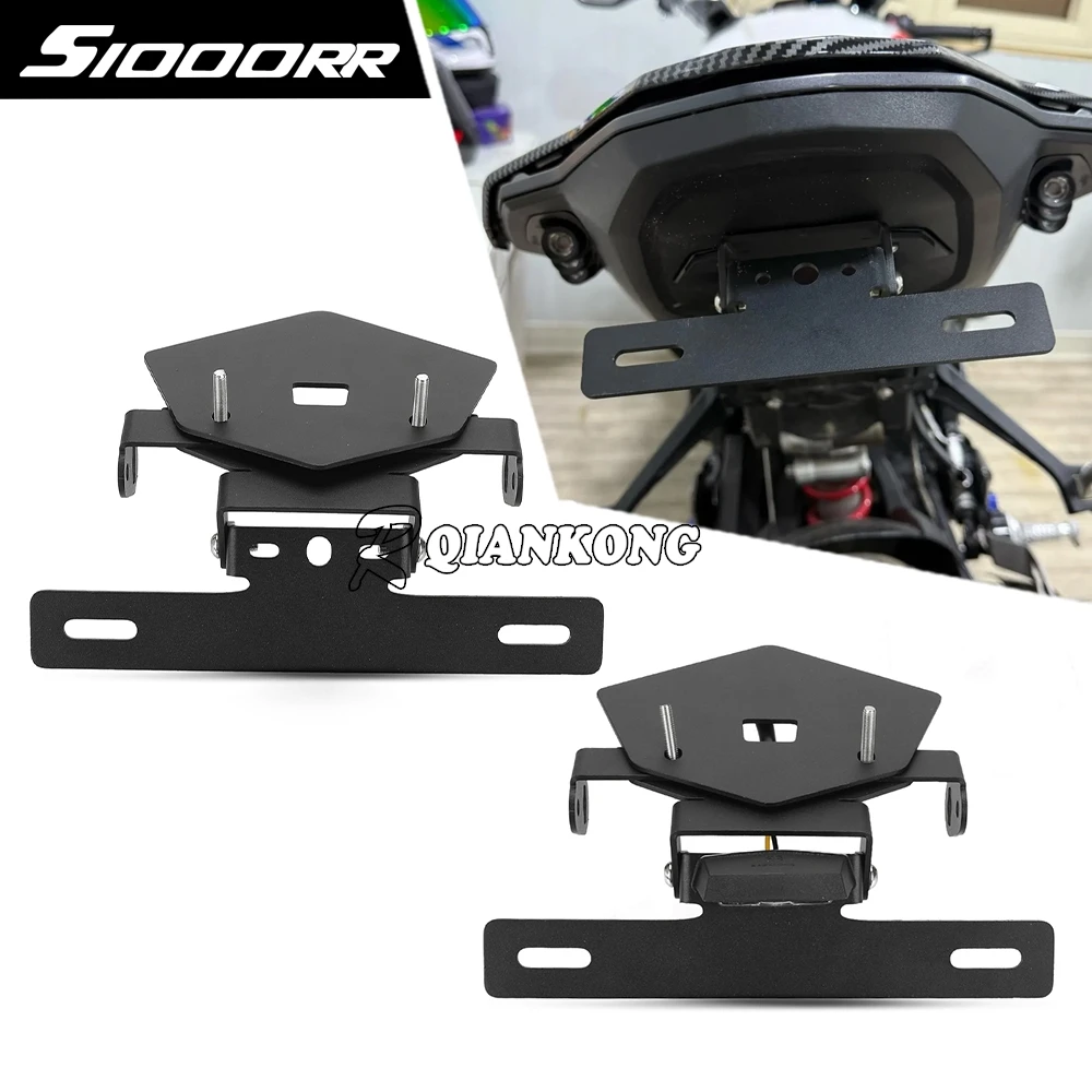 

License Plate Holder Number For BMW S1000 RR M1000RR 2019-2026 S1000R S1000RR Motorcycle Accessories Tail Tidy With Led Light