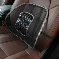 Car Seat Office Chair Massage Back Lumbar Support Mesh Ventilate Cushion Pad Black Mesh Back Lumbar Cushion For Car Driver