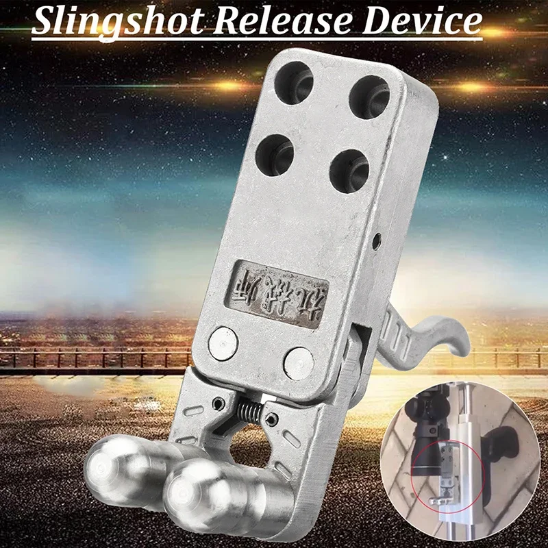 Outdoor Stainless Steel Catapult Trigger Release Device Wristband Shooting Bow Tools Slingshot Accessories