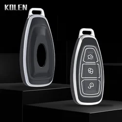 NEW TPU Car Remote Smart Key Case Cover Shell Fob For Ford Focus 3 4 ST Mondeo MK3 MK4 Fiesta Fusion Kuga 2013 2014 2015 2017