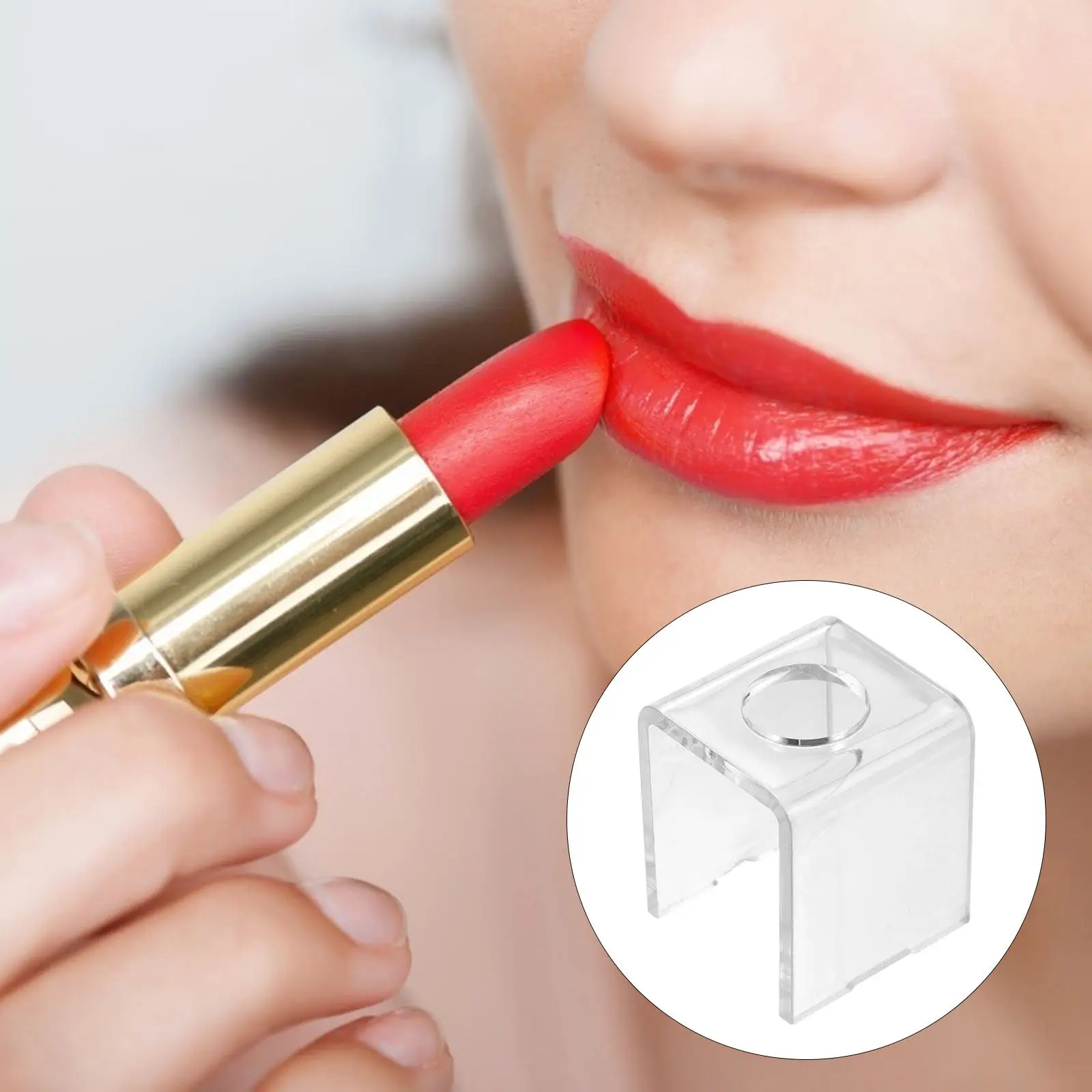 10 Pezzi Supporti per Stampi Balsamo Labbra Fai da Te, Porta Rossetti Portatili Facili da Pulire, Strumenti per il Trucco, Supporto per Balsamo Labbra Fai da Te, Porta Rossetti