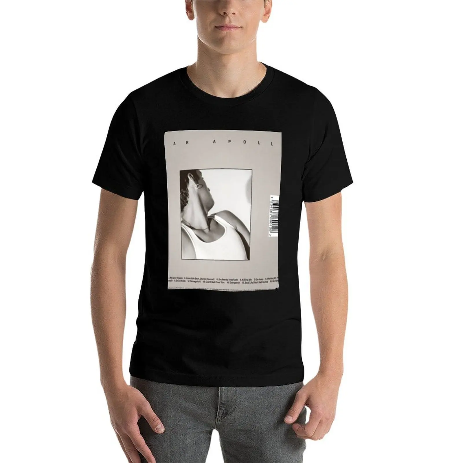 

Omar Apollo T-Shirt anime tshirt t shirt for man 100 percent cotton T-Shirt