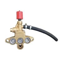40 55 58 Pressure Washer Pump Triplex Plunger Pump Wearing part High Pressure Piston Pump part Cylinder base Pressure regulator