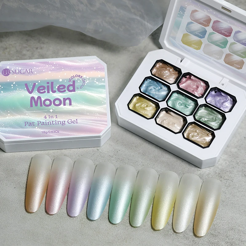 Набор гелей для ногтей UR SUGA – обзор и цена Nail Art Stamping Kit