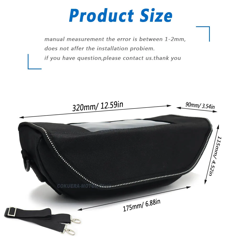 For Voge 500DS 500DSX 500R 500AC 650DS 650DSX 300DS 300R 300RR 300AC Motorcycle Waterproof And Dustproof Handlebar Storage Bag