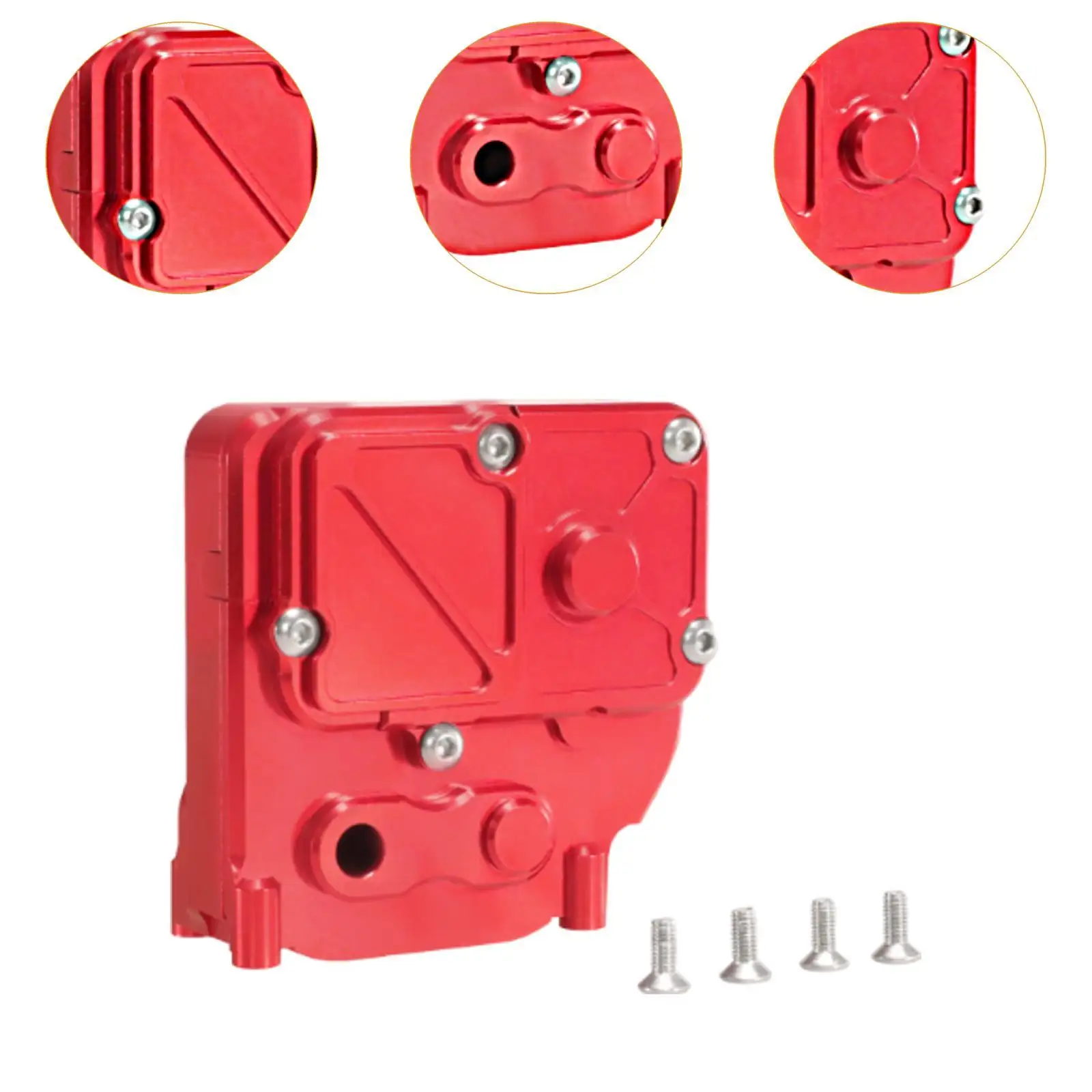 1:12 RC Car Multipurpose Lightweight Easy to Install Rustproof Gearbox Housing DIY Modified Aluminum for RC Vehicle Accessories