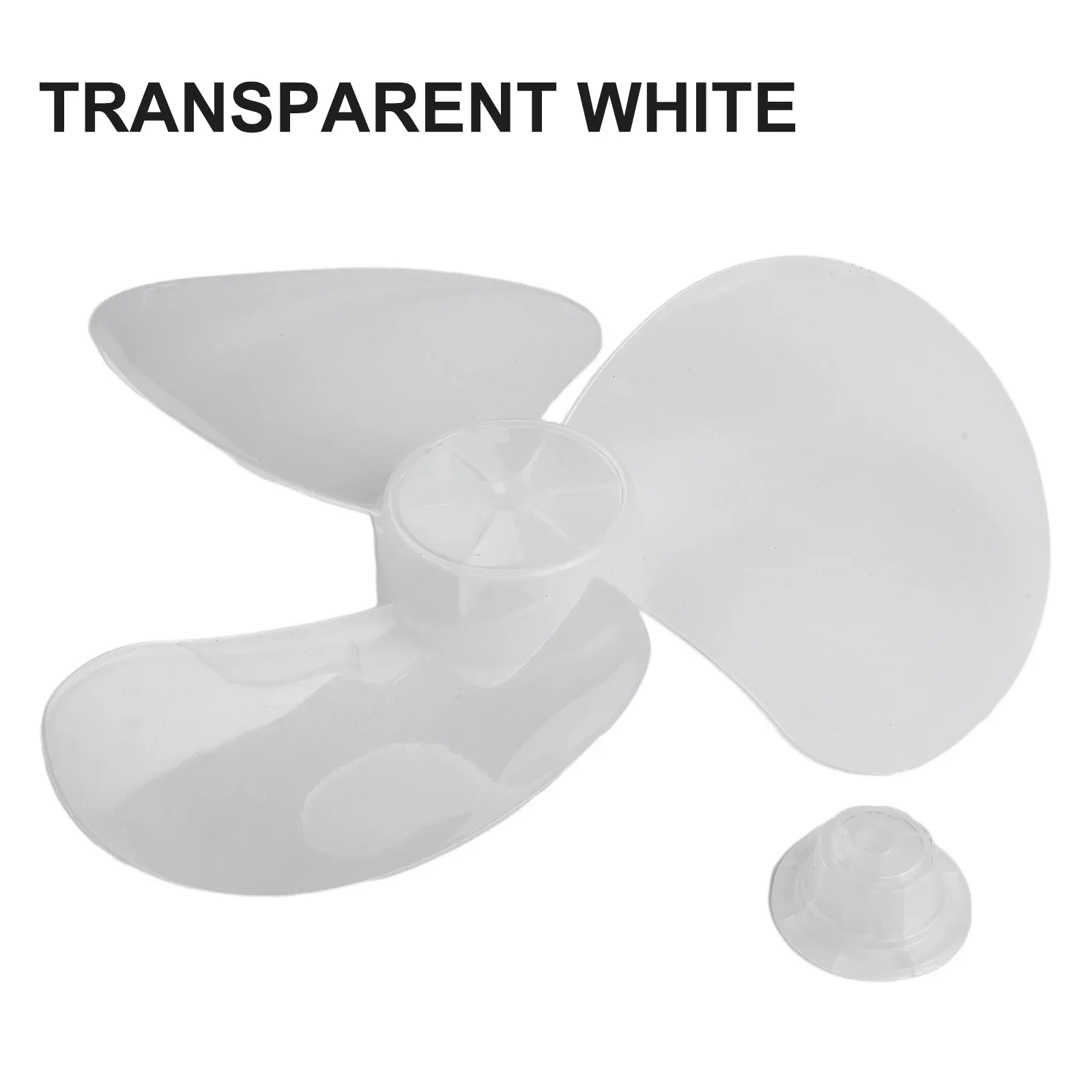 12 Plastic Fan Blade Transparent Black Transparent White Home Improvement Radius 14cm Standing Pedestal Floor Wall Table Fanner