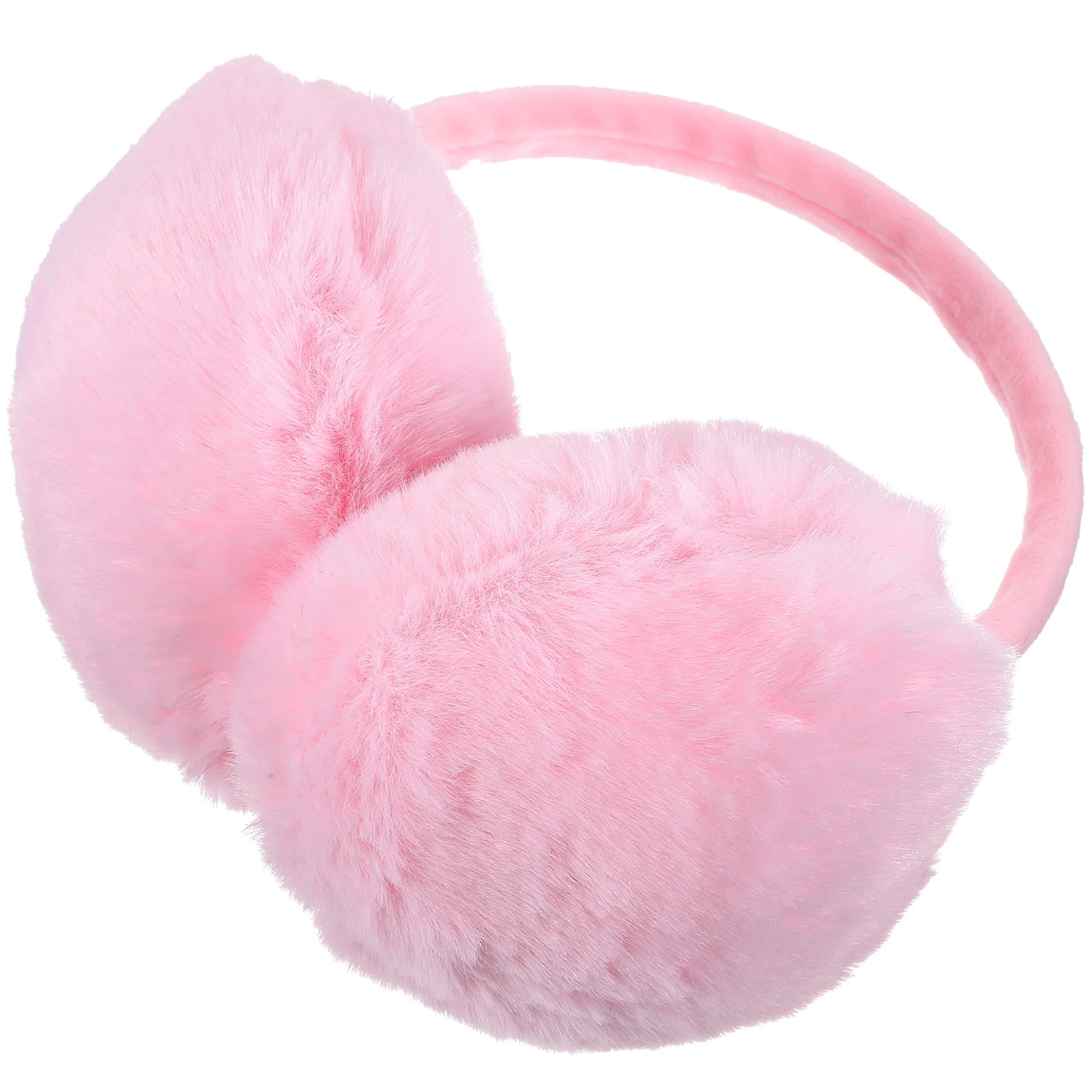 Plush Warm Earmuffs Cute Women Cover Earpiece Fashionable for Plastic Cloth