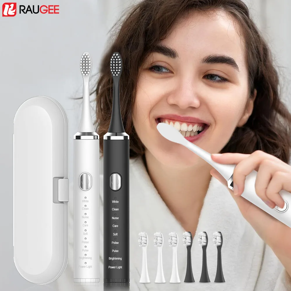 Electric Toothbrush Ultrasonic Toothbrushes Sonic Dental Teeth Brush Whitening Tooth Brushes USB Rechargeable for Men and Women