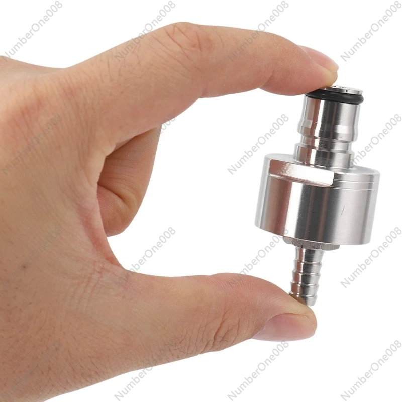 10Pcs/Lot 304 Stainless Steel Carbonation Cap 5/16 Inch Barb, Ball Lock Type, Fit Soft Drink PET Bottles