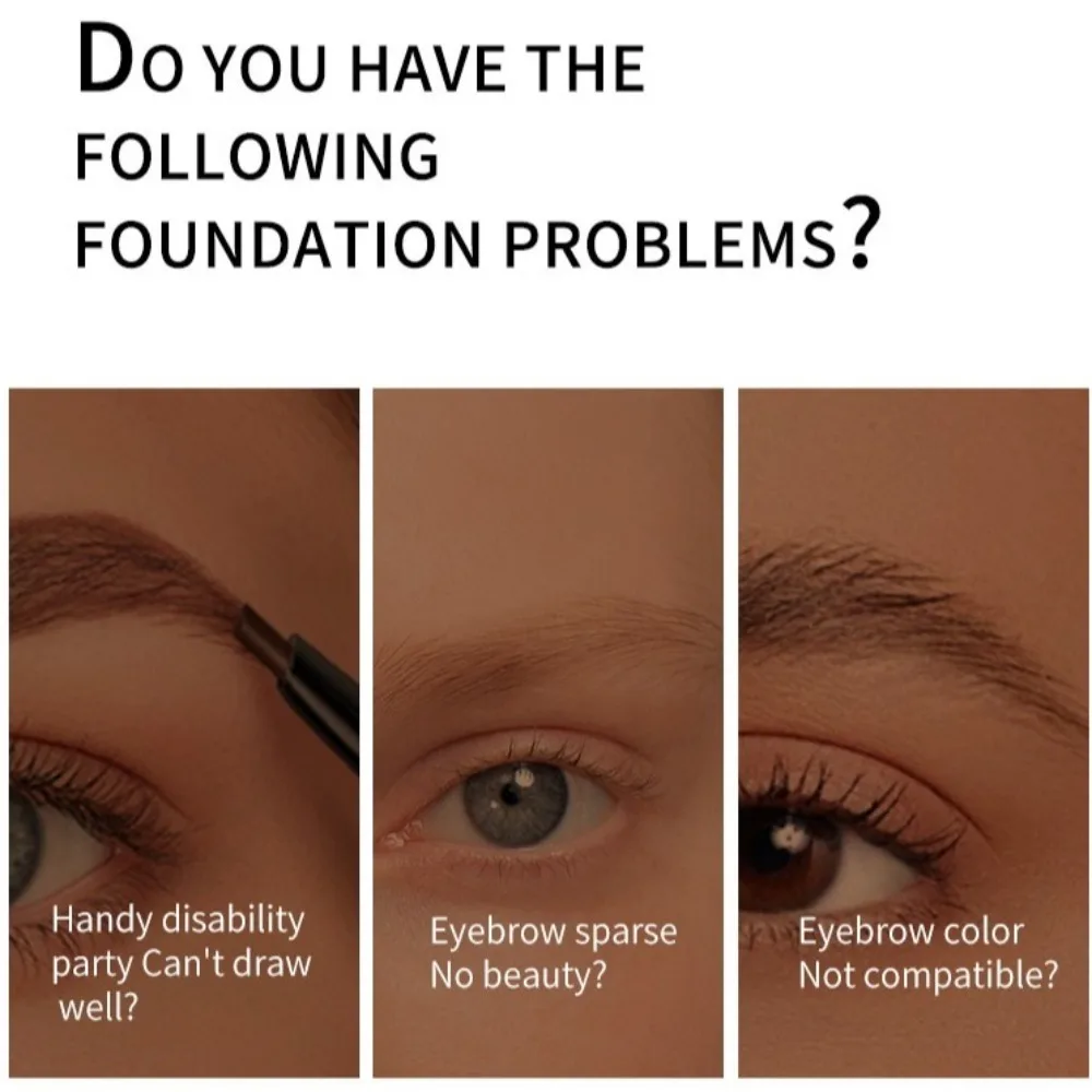 新しい防水引き裂き可能な眉毛染料耐汗性長期的な眉毛クリーム速乾性眉毛エンハンサーメイクアップ初心者