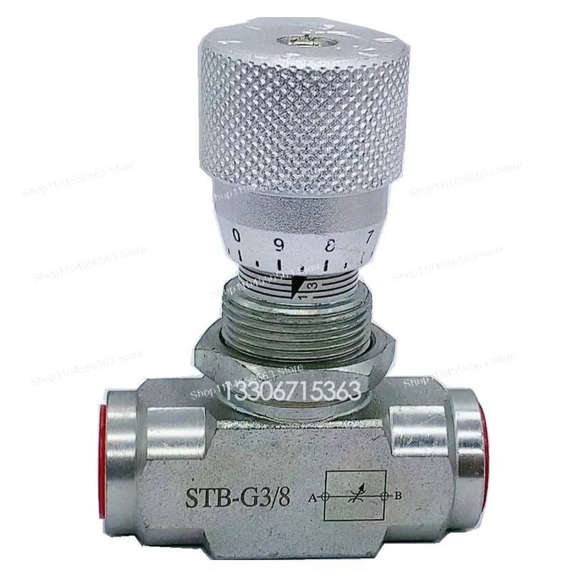 

STU-G1/4 STB-G3/8 Hydraulic Flow Valve - Bidirectional Speed Control for Cylinders