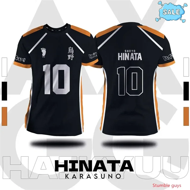 Camiseta de voleibol Haikyuu para fanáticos de Nekoma, camiseta de Anime Kuroo Kozume, ropa deportiva diaria para hombres, camisetas para niños, ropa para niños