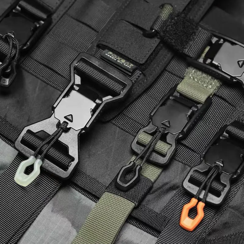 

6pcs/pack Backpack Zipper Tail Rope Luminous Injection Molded Zipper Head Tail Rope Outdoor Self Luminous Zipper Tail Rope