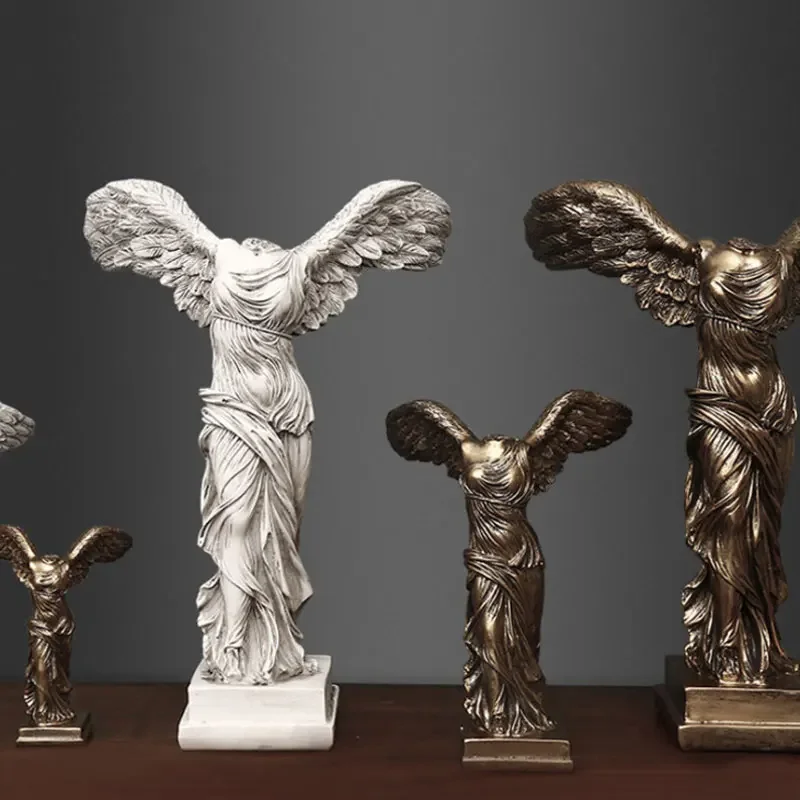 European Decoration Craft Office Ornament Home Furnishing Desktop Fairy Figurines God Statue Resin