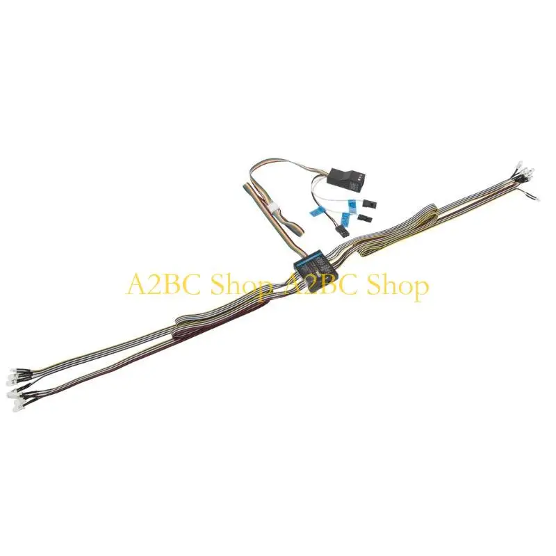 A2BC LED Steering Brake Simulation Flash Light For 1/8 1/10 RC Car Yokomo HPI AXIAL