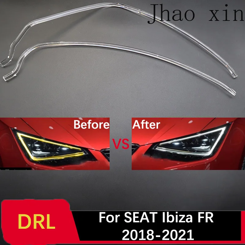 

Daytime Running Light Angel Eye Ballast Module Suitable for SEAT Ibiza FR White Light 2018-2021 Car Daytime Lights DRL Lamp Tube