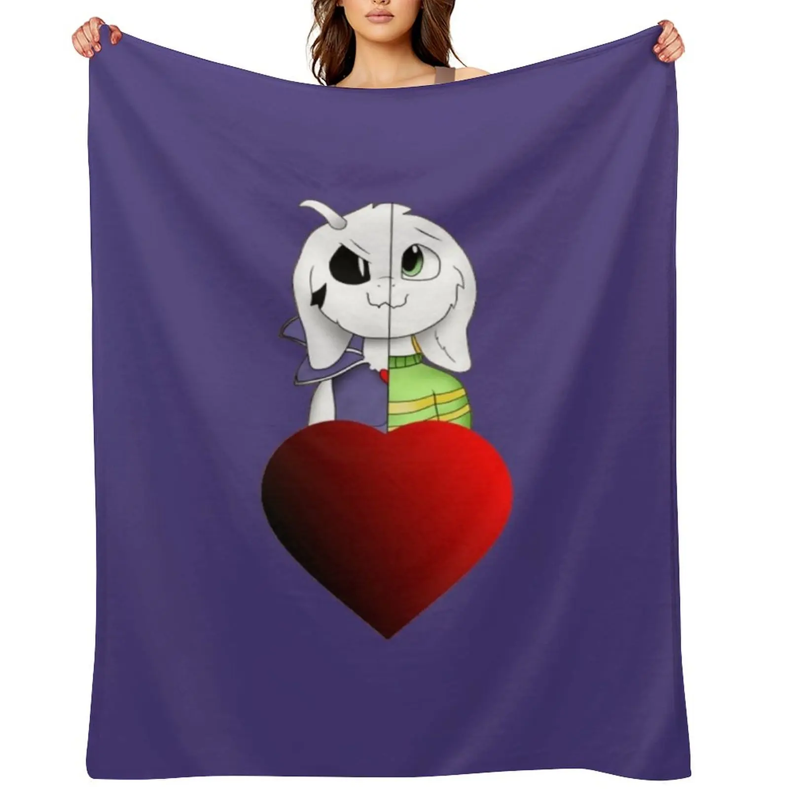 

Asriel Dreemurr 2 faced Throw Blanket Sofa Throw warm for winter For Decorative Sofa Bed covers Blankets