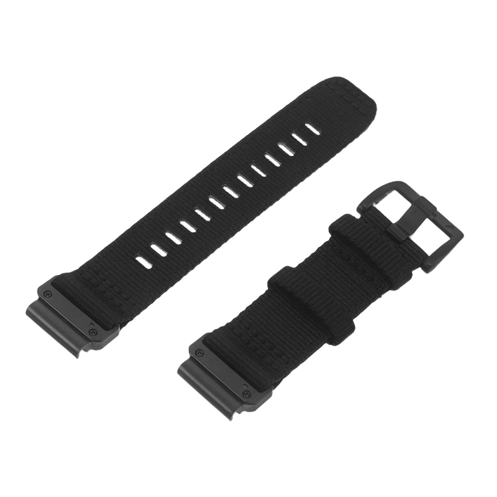 

20Mm Quick Release Nylon Watch Band For Men Women Sport Replacement Strap Compatible With Garmin Black Smart Accessory Outdoor