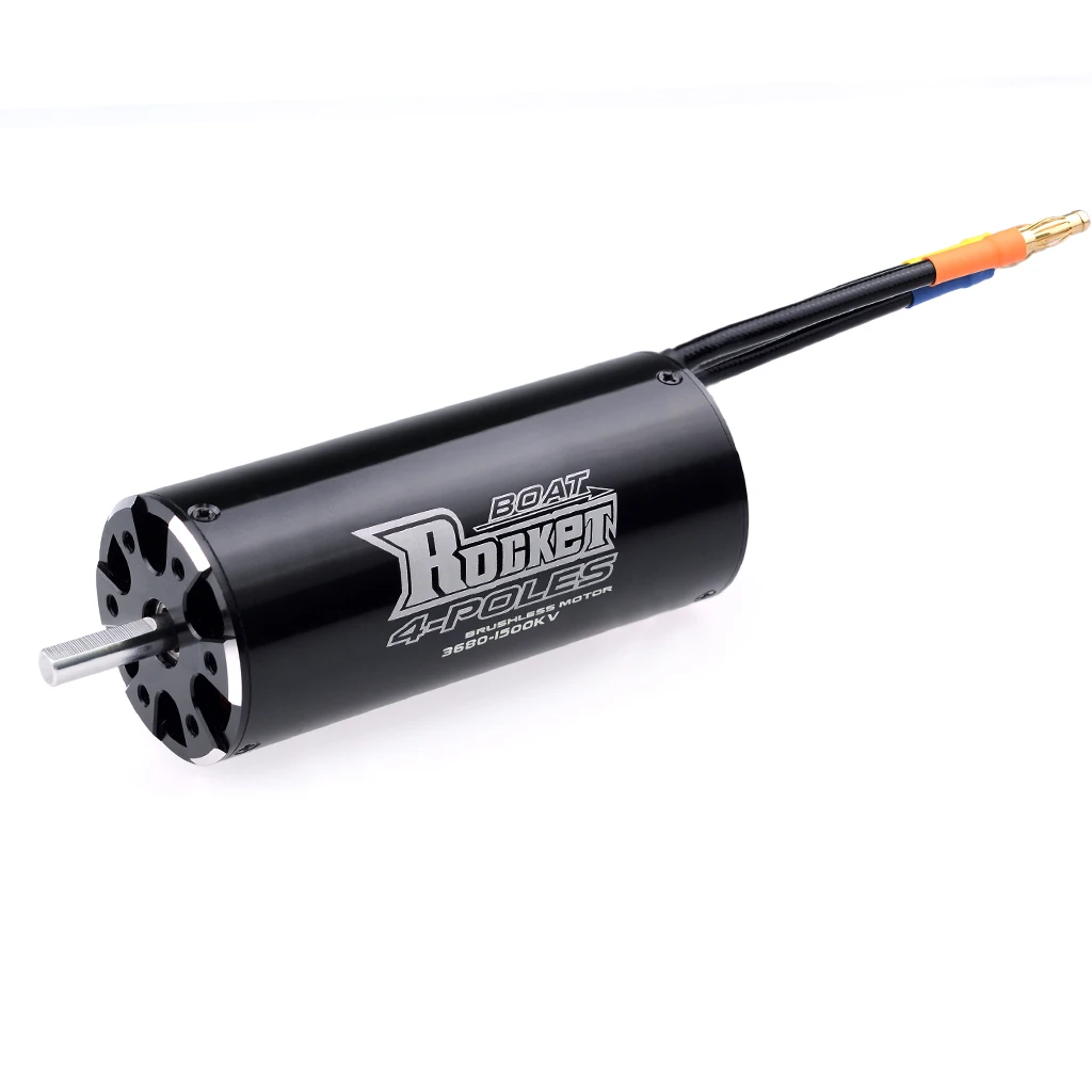 ROCKET-RC 3660 3670 3680 방수 브러시리스 센서리스 모터, 5.0mm 샤프트, Traxxas M41 Catamaran Spartan 800-1000mm RC 보트