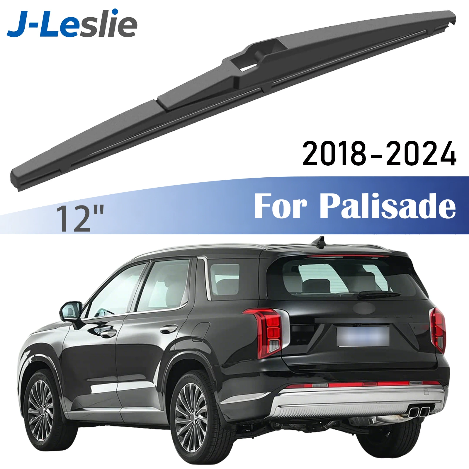 Lâmina de Limpador Traseiro de 12 Polegadas para Hyundai Palisade LX2 2018-2024, Acessórios para Limpadores de Para-brisa limpador de parabrisa carro limpa vidros