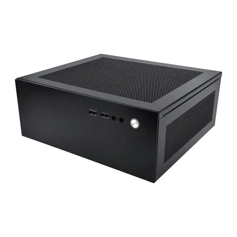 

Mini PC Case Small Game PC Case For Table Tiny Desk Table Chassis PC Case Chassis PC Case Fits Desktops Bookshelves Cabinets