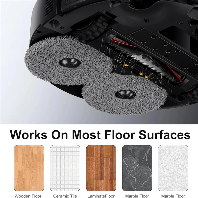 ABVI-Mop Pad For Roborock Saros Z70 Vacuum Cleaner Parts Washable Mop Cloth Accessories