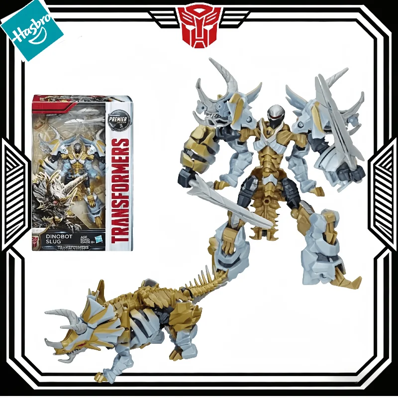 En stock Juguetes Hasbro Transformers Transformers: The Last Knight TLK Class V Dinobot Slug Robot Collection Figura de acción