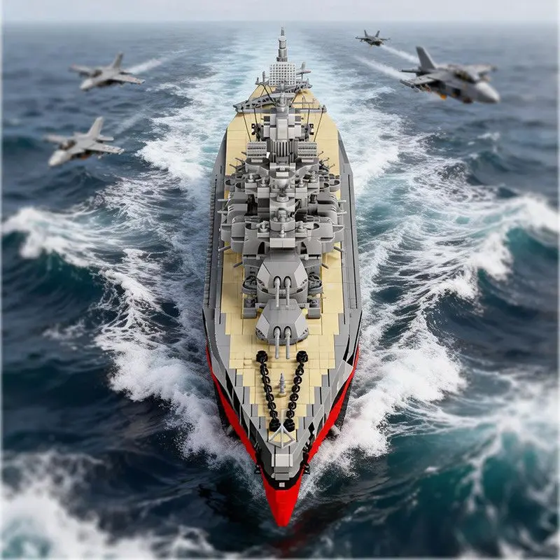 

Конструктор 12go 98010: Американский линкор Колорадо времен Второй мировой войны, игрушка-головоломка, подарок