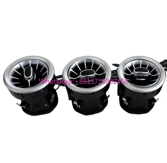 

Hot Sale Auto air Supply Outlet Blower LED Interior Light Turbine Front/rear Vents Auto air Conditioning air Outlet