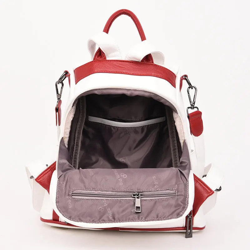 New Women leather backpacks high quality backpacks for ladies large capacity anti-theft travel backpack school bags for girls