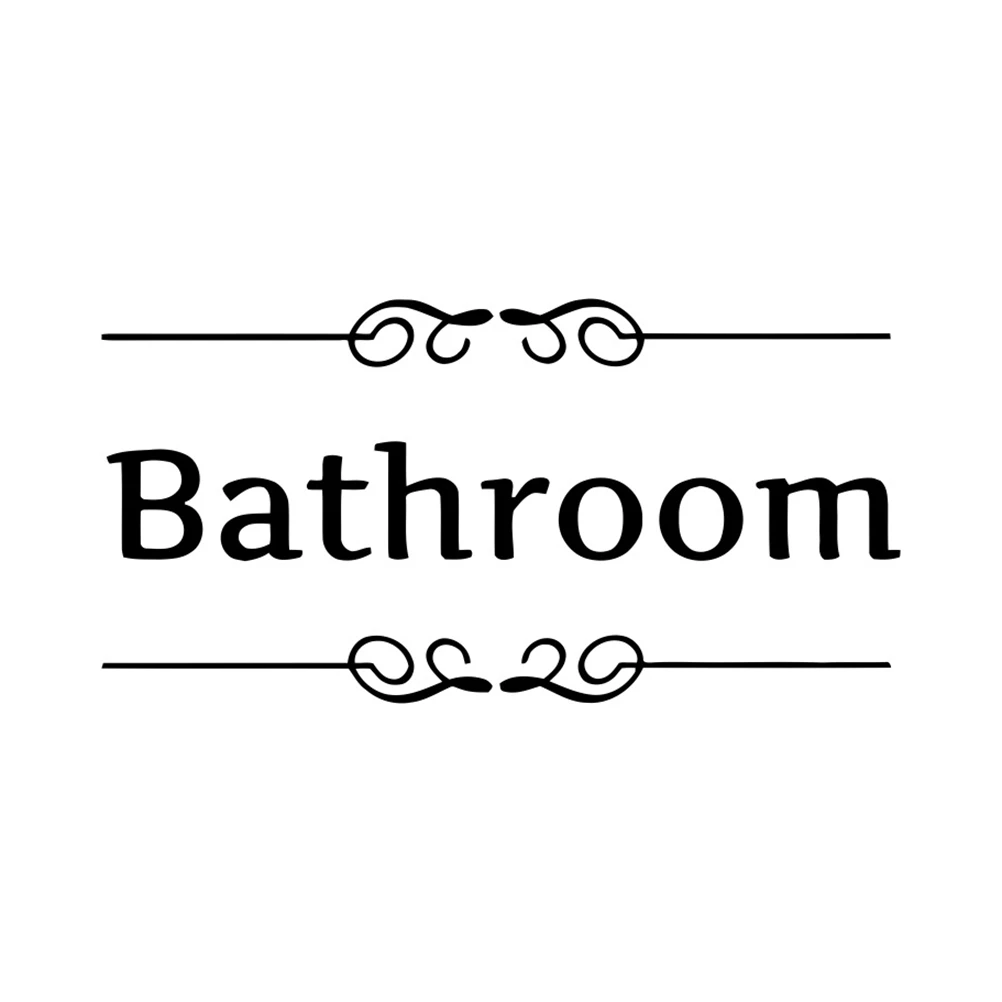 

4pcs Pvc Toilet Stickers Creative Bathroom Wall Decals Door Decorative Stickers For Home Mall Restroom Zy3115B 15X28Cm