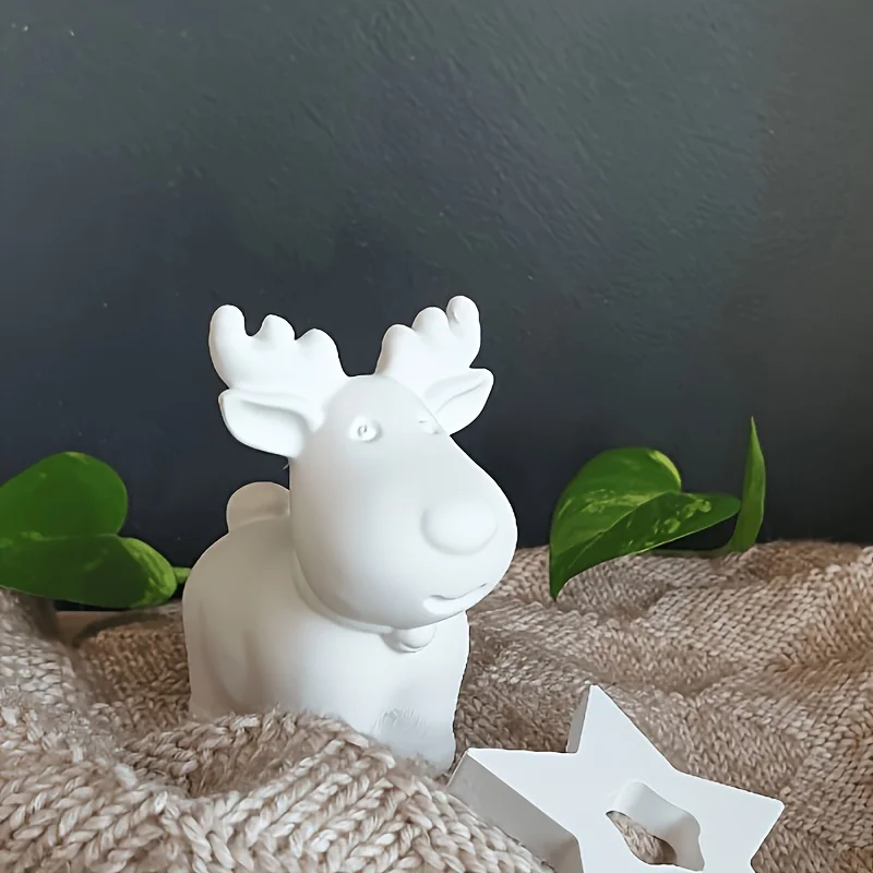 Harz- und Silikonformen, 3D-Weihnachts-Rentierformen, Niedliche Rentierformen, 3D-Weihnachtskerzenformen, Weihnachtsseifenformen – Detail 4