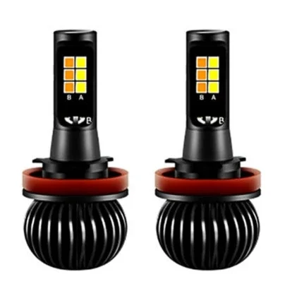 

T1 golf 6 9005 9006 H1 H3 H8 H9 h7 h11 gtr car laser led projector lens headlight bulb car accessories