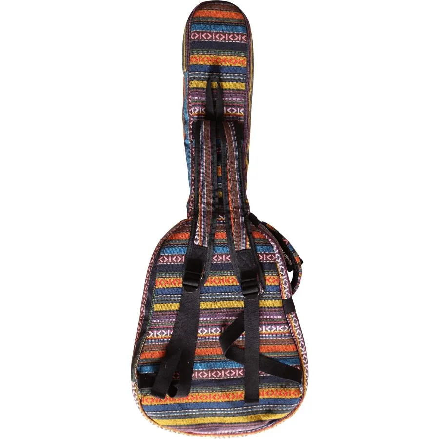 Música primeiro 0.9 23mm acolchoado estilo country 36 polegadas capa de guitarra macia bolsa de viagem 36 mochila de guitarra (ajuste para 3637 polegadas 3 4