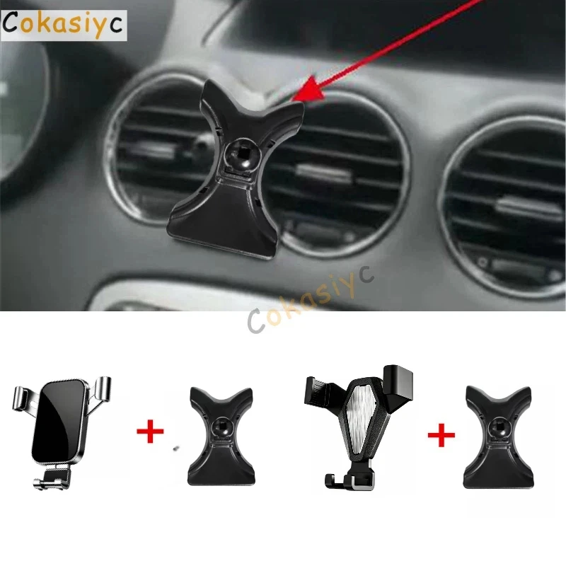 1Set Plastic Material For 2010-2013 Peugeot 408 Special Car Phone Holder Fixed Bracket Stand Mobile Gravity Linkage