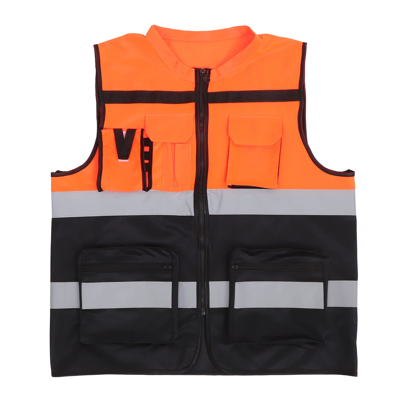 Abbigliamento di sicurezza riflettente Gilet da costruzione riflettente Gilet Abbigliamento da ciclismo notturno Traffico Uomo Attività di emergenza Equitazione Uomo