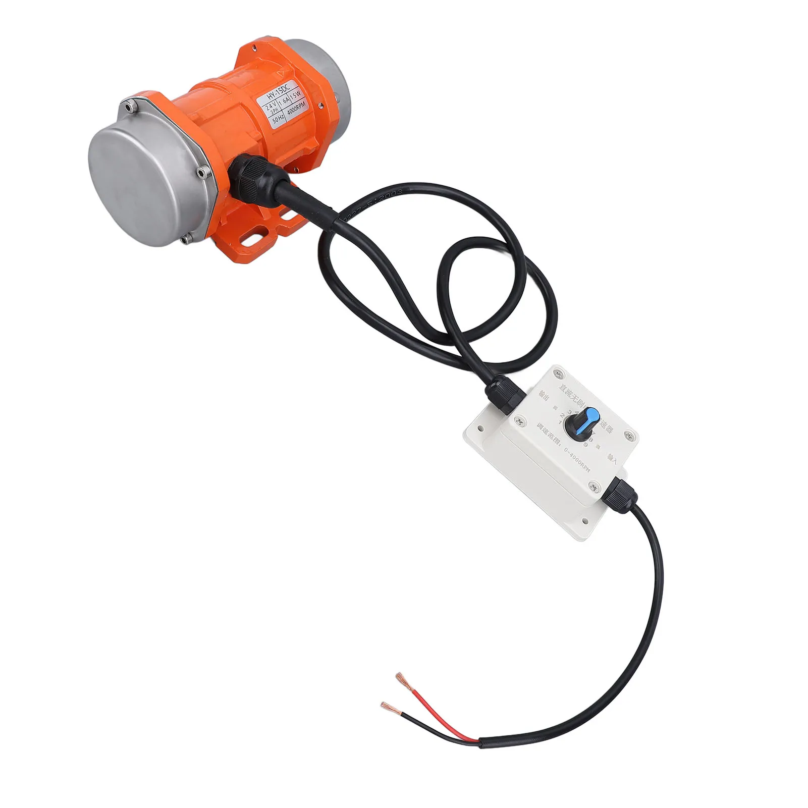 DC24V Brushless Vibration Motor 4000RPM Adjustable Speed IP65 Waterproof Small Electric Concrete Vibrator Motor