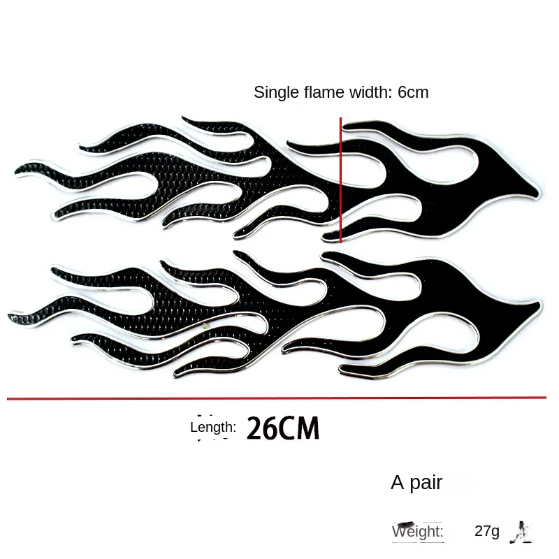 Motor Fuel Tank Stickers 3D Car Stickers Creative Car Scratch Stickers Fashionable Creative Car Body Stickers Sturdy Stickers