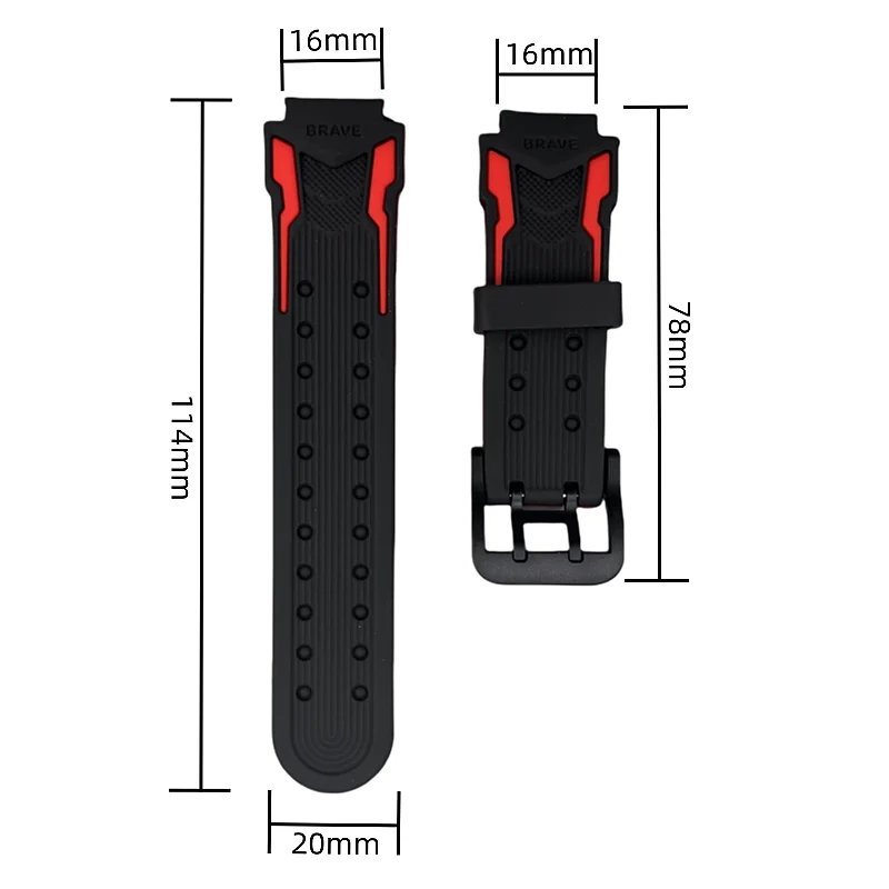16mm Kinder Smart Sport Uhr Band Silikon Armband Einstellbare Armbanduhr Ersatz Armband Wasserdichte Kinder Uhrenarmbänder – Detail 10