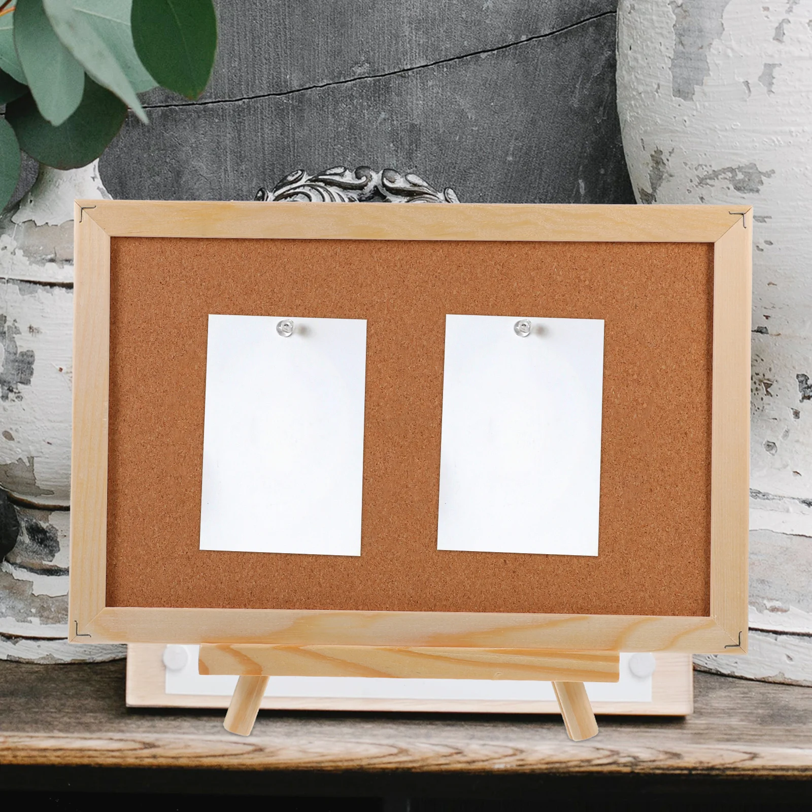 

Wood Frame Message For Home Office Classroom Decor Cork Bulletin Board Display Memo Pin Board Notice Organizer