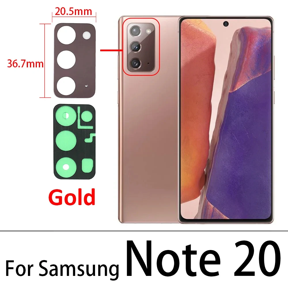 Camera Glass Back Rear Camera Glass Lens For Samsung S8 S9 S10 Plus 5G S10e Note 8 9 10 20 Plus Lite Ultra With Adhesive Sticker