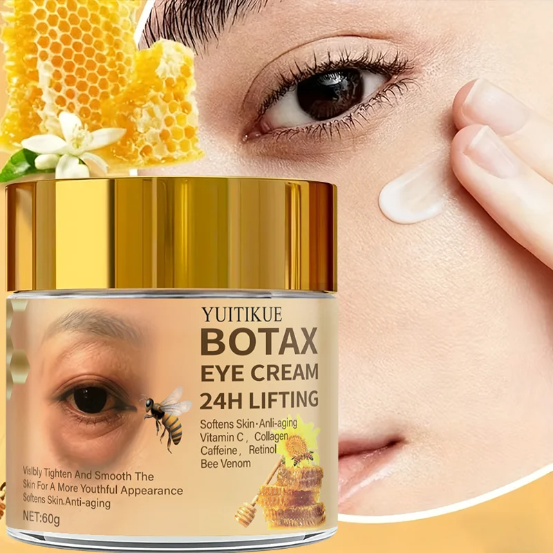 Firming and lifting eye cream stick with collagen, reduces fine lines, tightens eye bags, and hydrates while reducing puffiness