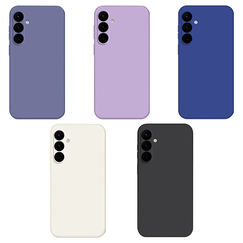 Funda de silicona suave con cordón para Samsung Galaxy S26 S23 S24 S25 Ultra S23 S24 FE A57 A17 A56 A55 A37 A15 A16 A25 5G 6