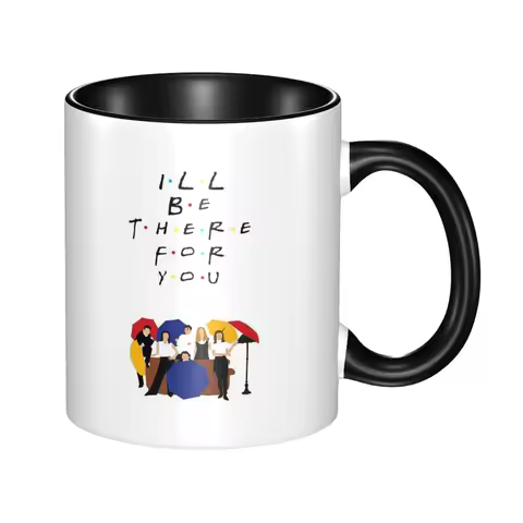 Friend TV Show Mug Funny Ceramic Coffee Cups Tea Mugs Milk Cup Drinkware Gifts for Woman Man