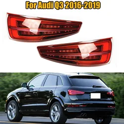 For Audi Q3 2016-2019 LED Tail Lamp Brake Reverse Dynamic Steering Taillight Rear Trunk Lamp Cover Signal Lamp Car Accessories