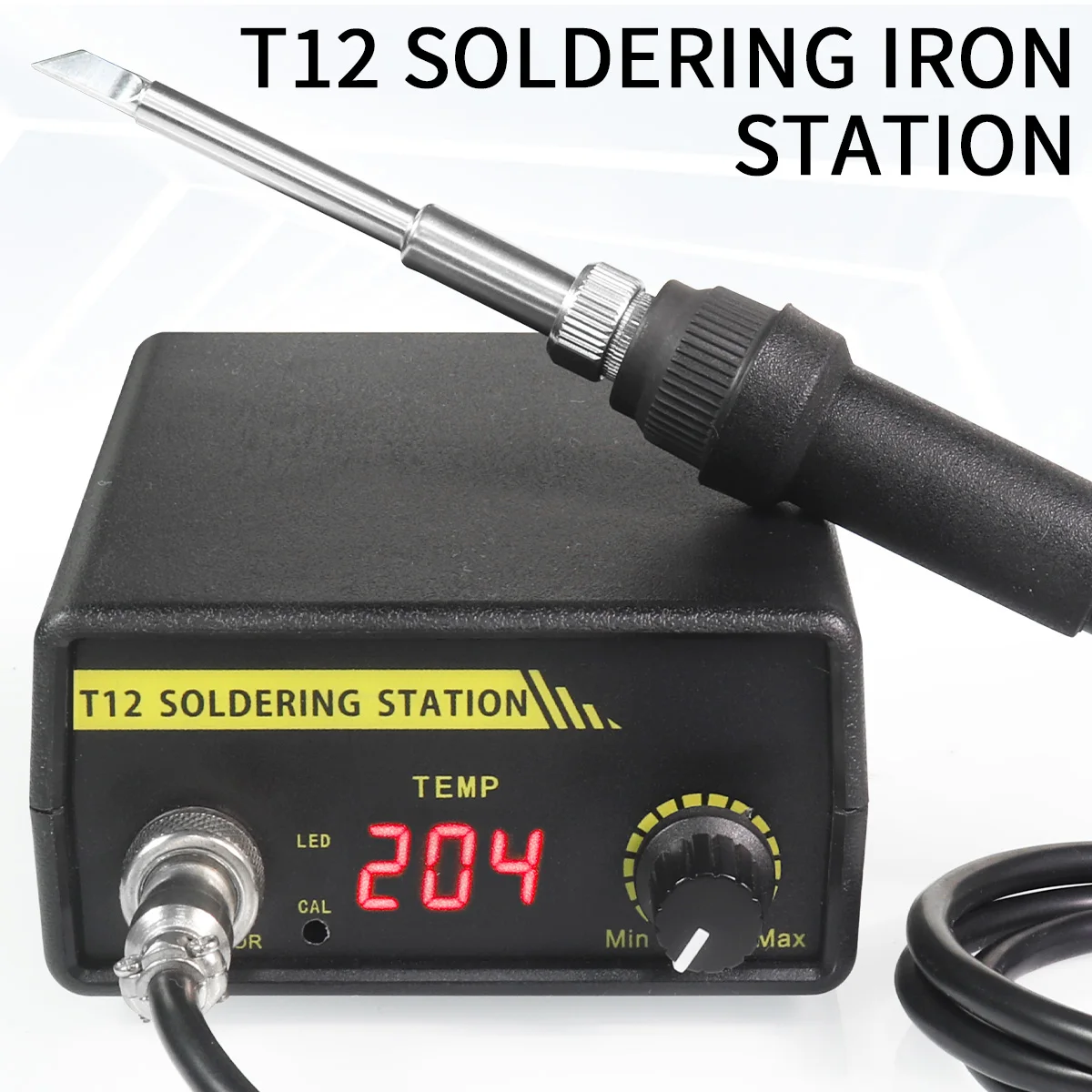 Digital T12 Soldering Iron Station Kit Temperature Controller Solder Welding Tool  200-450℃ 75W MAX