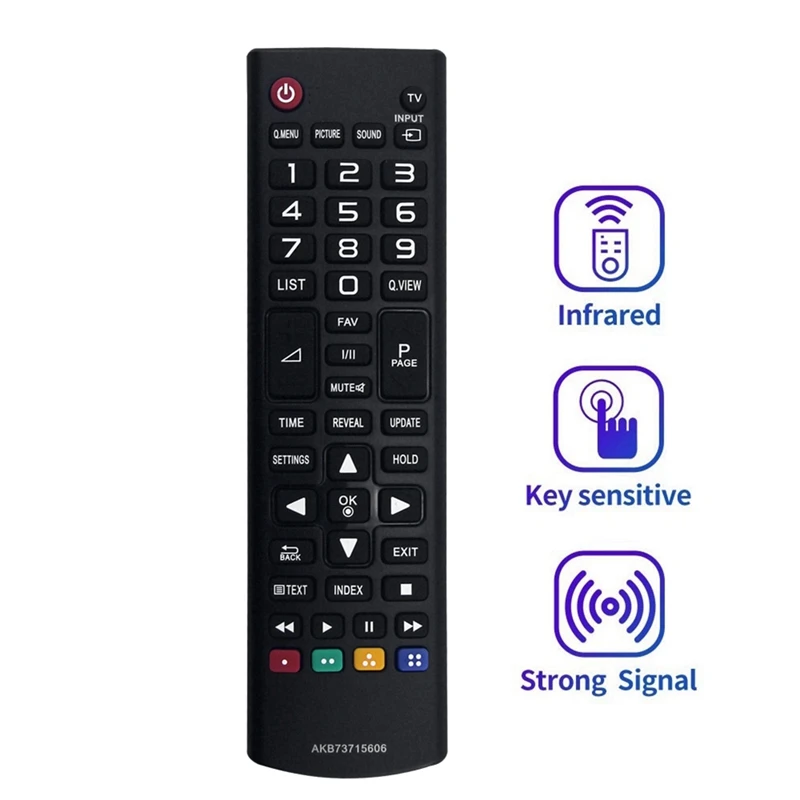 Replace AKB73715606 Remote Control For  TV 19MN43D 22LX330C 22LY330C 22LY340C 22MA33D 22MT44D 22MT47D 24MN33 24MT35S